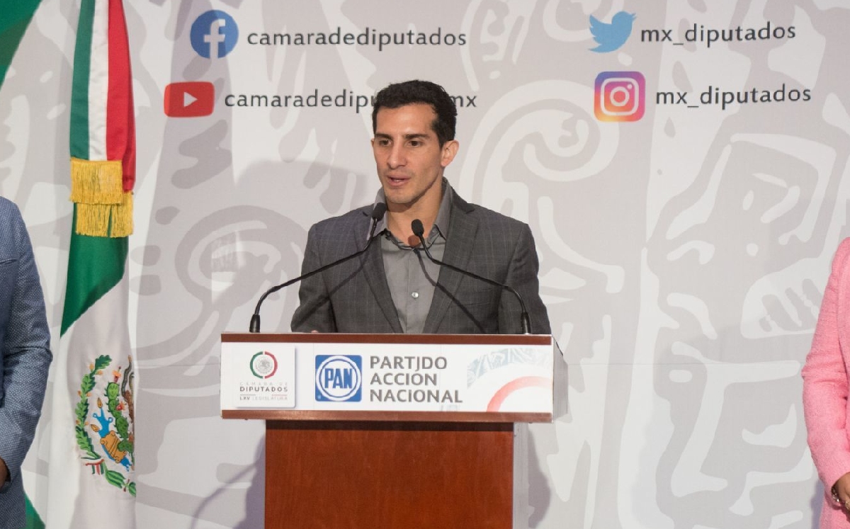 Rommel Pacheco, diputado del PAN, ofreció conferencia de prensa. | Cuartoscuro