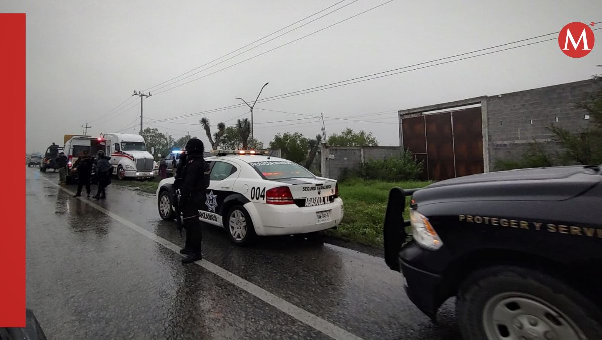 En el sitio se encuentran elementos de Fuerza Civil y policía municipal. Agustín Martínez