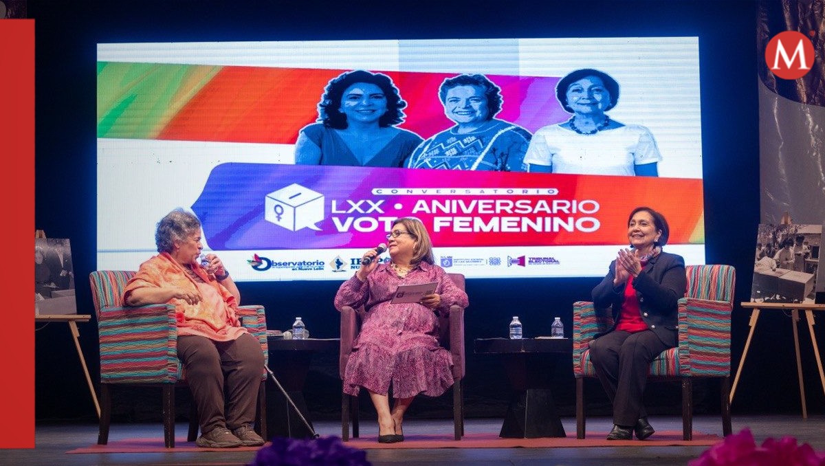 Conmemoración del voto femenino. Foto: Especial