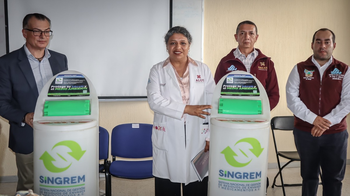 Los contenedores son diseñados específicamente para garantizar que los medicamentos caducos y sus envases no se desvíen al mercado ilegal