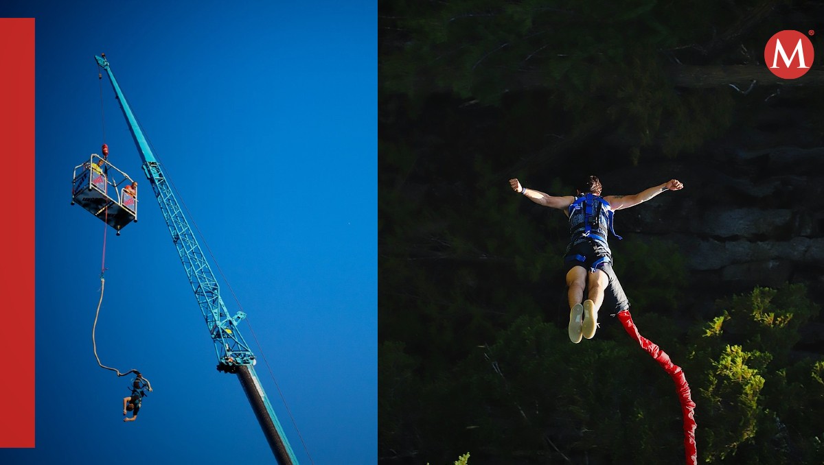 Hombre bate récord en salto de 'puenting'. | ESPECIAL