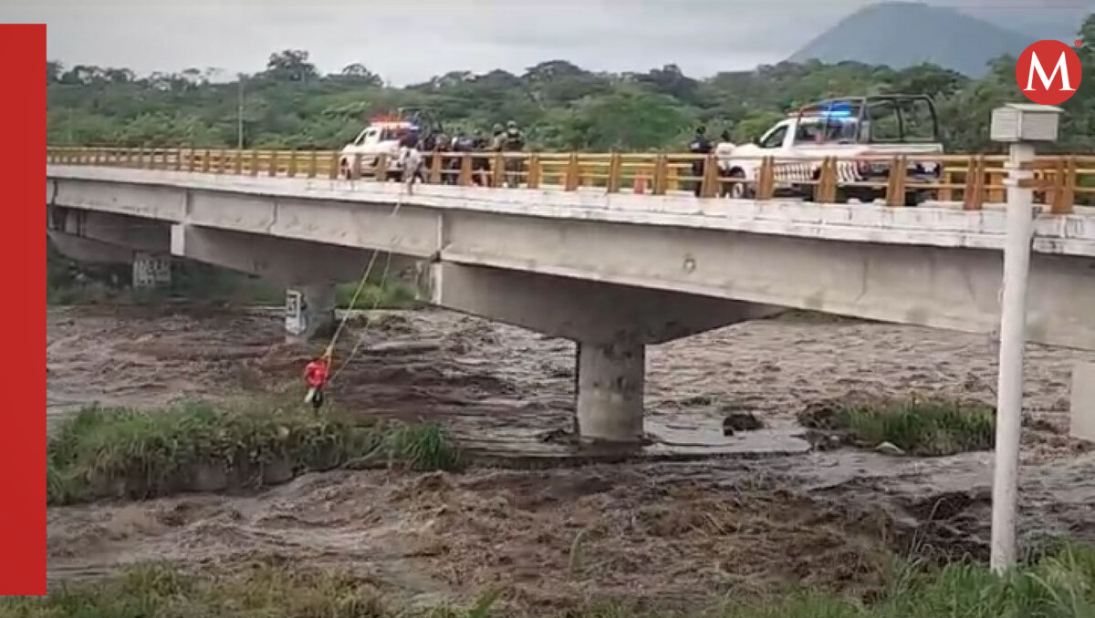 Dos jóvenes acudieron al río San Nicolás para nadar | Captura