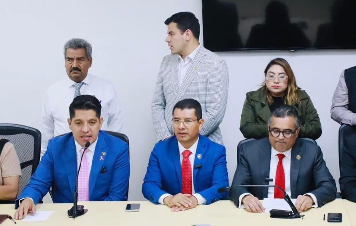 Legisladores Emmanuel Reyes, Carol Altamirano y Daniel Gutiérrez (Especial)
