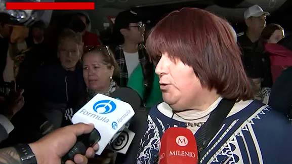 Mexicanos rescatados de Israel dan declaraciones tras llegar al país