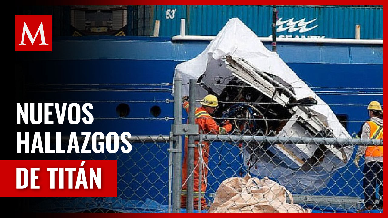 Nuevos hallazgos: Elementos recuperados del submarino 'Titán'