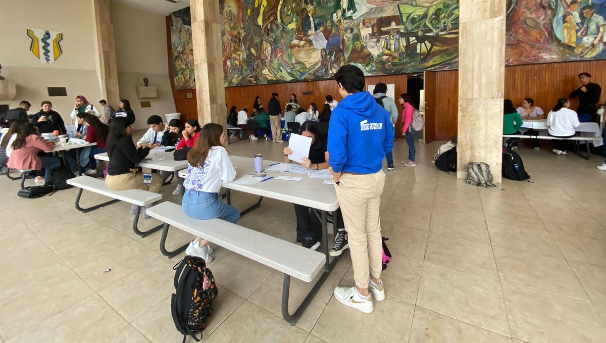 Registro de donadores en la Facultad de Medicina de la UA de C, Unidad Torreón. (cortesía)