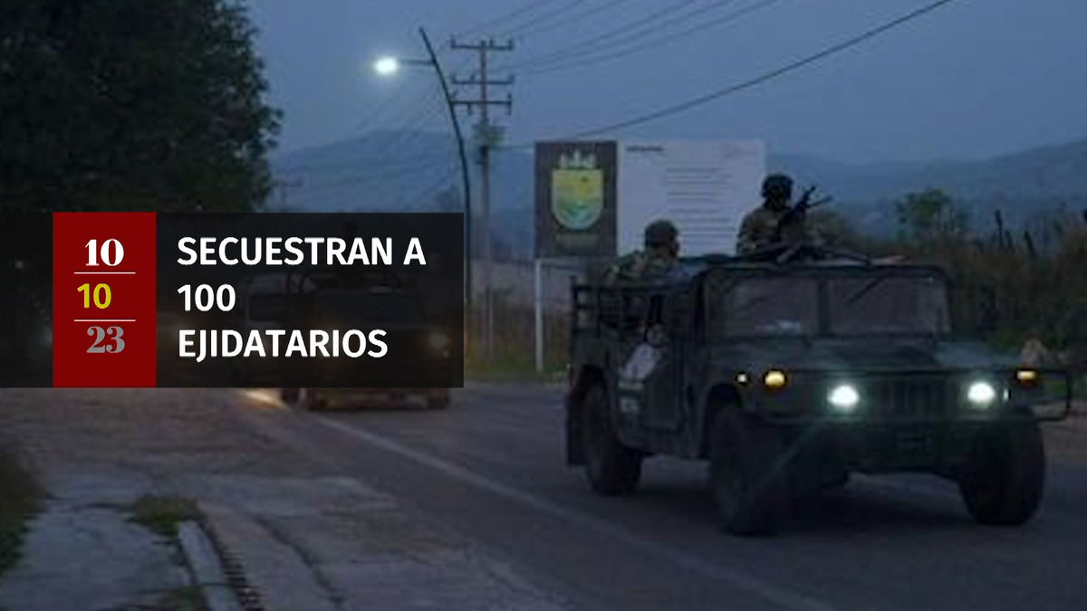 Secuestran a ejidatarios en Chiapas. Selene Flores, 10 de octubre de 2023
