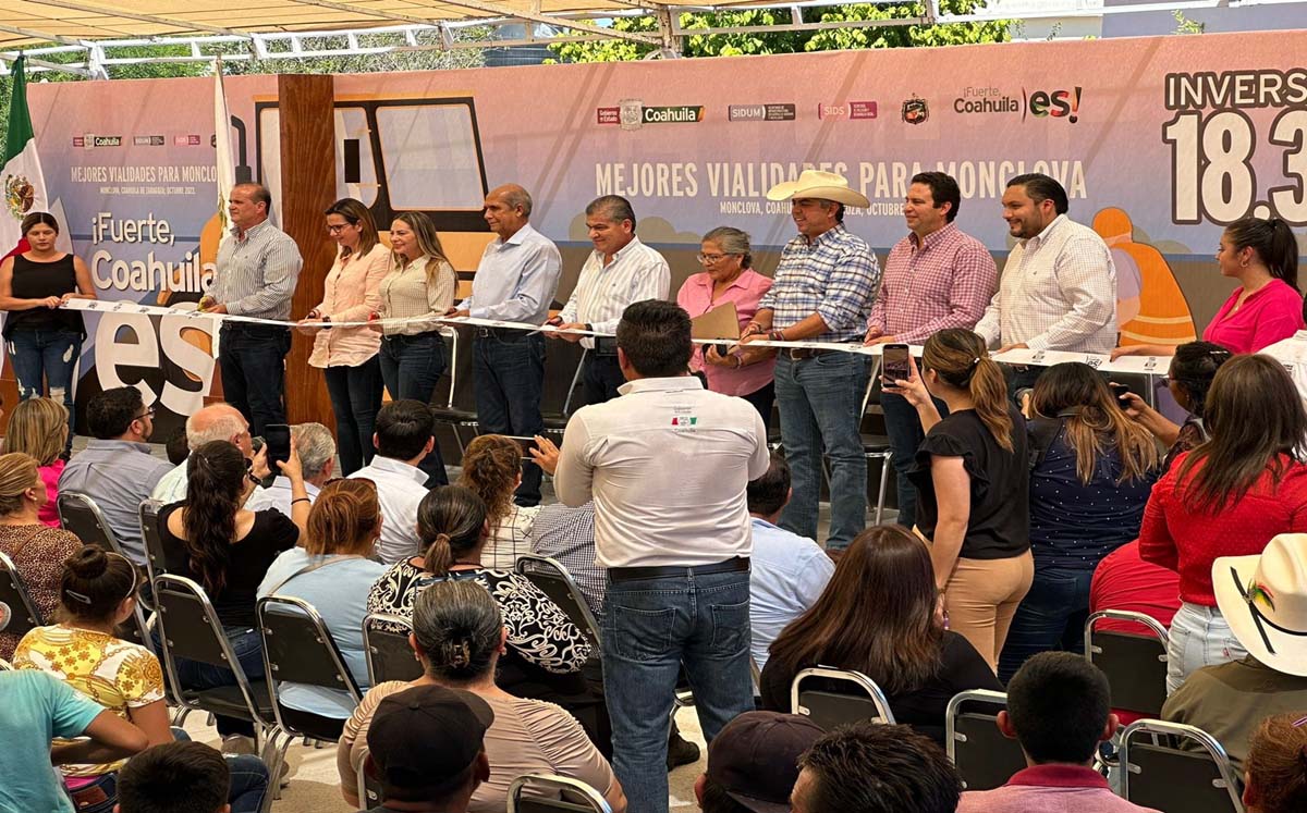 Inversión de infraestructura en Coahuila. (Especial)