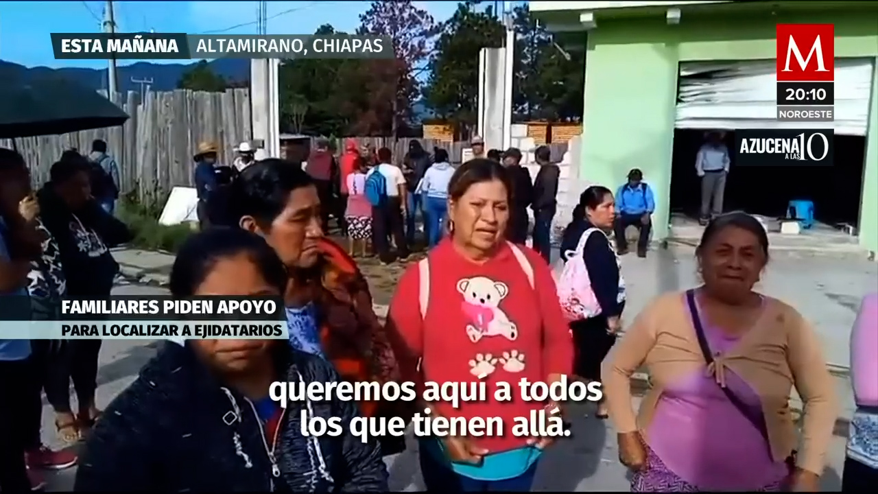 Liberación de 44 ejidatarios en Chiapas, mientras familiares claman por los restantes
