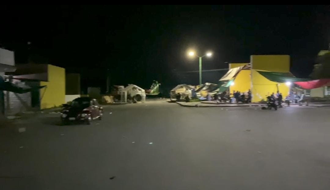 Pasaron la noche a obscuras