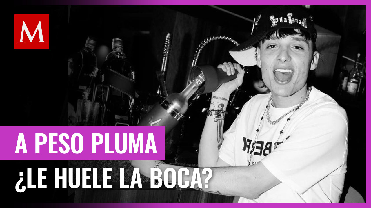 ¿Peso Pluma tiene mal aliento?