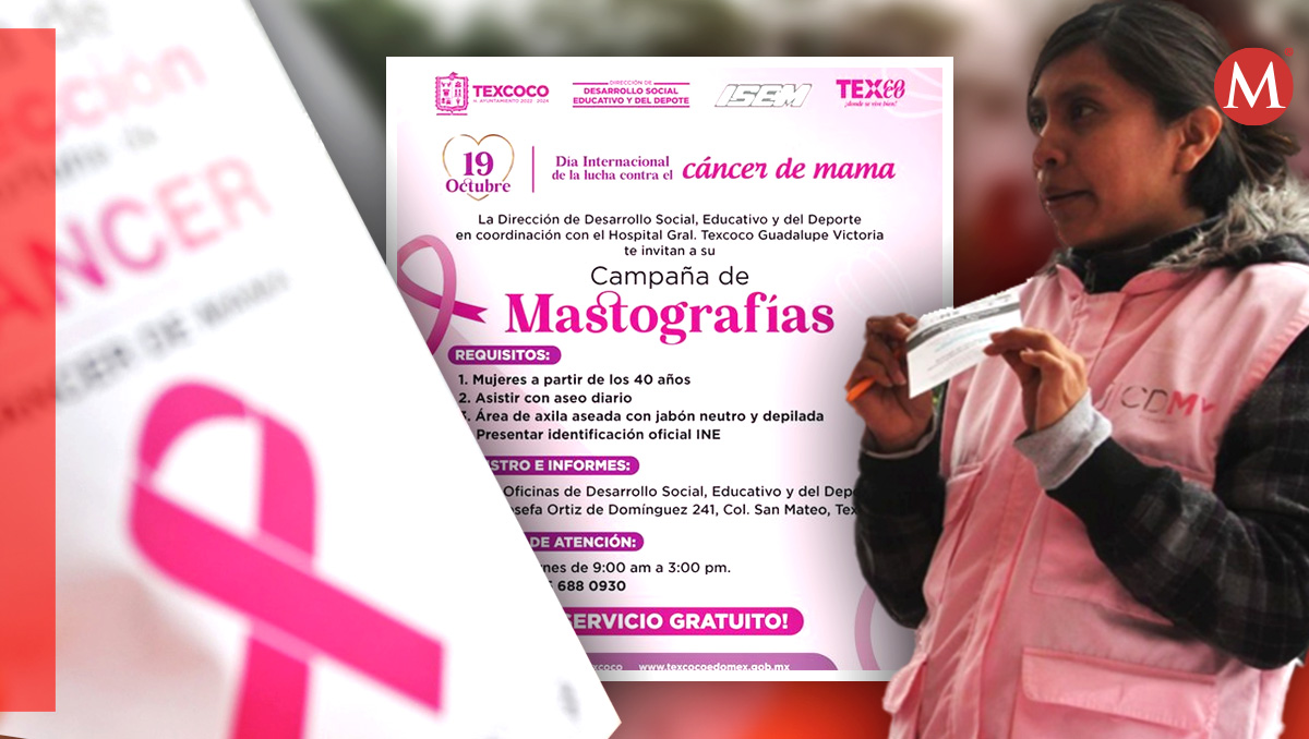 Texcoco cuenta con una campaña de mastografías gratuitas. Te decimos los detalles.