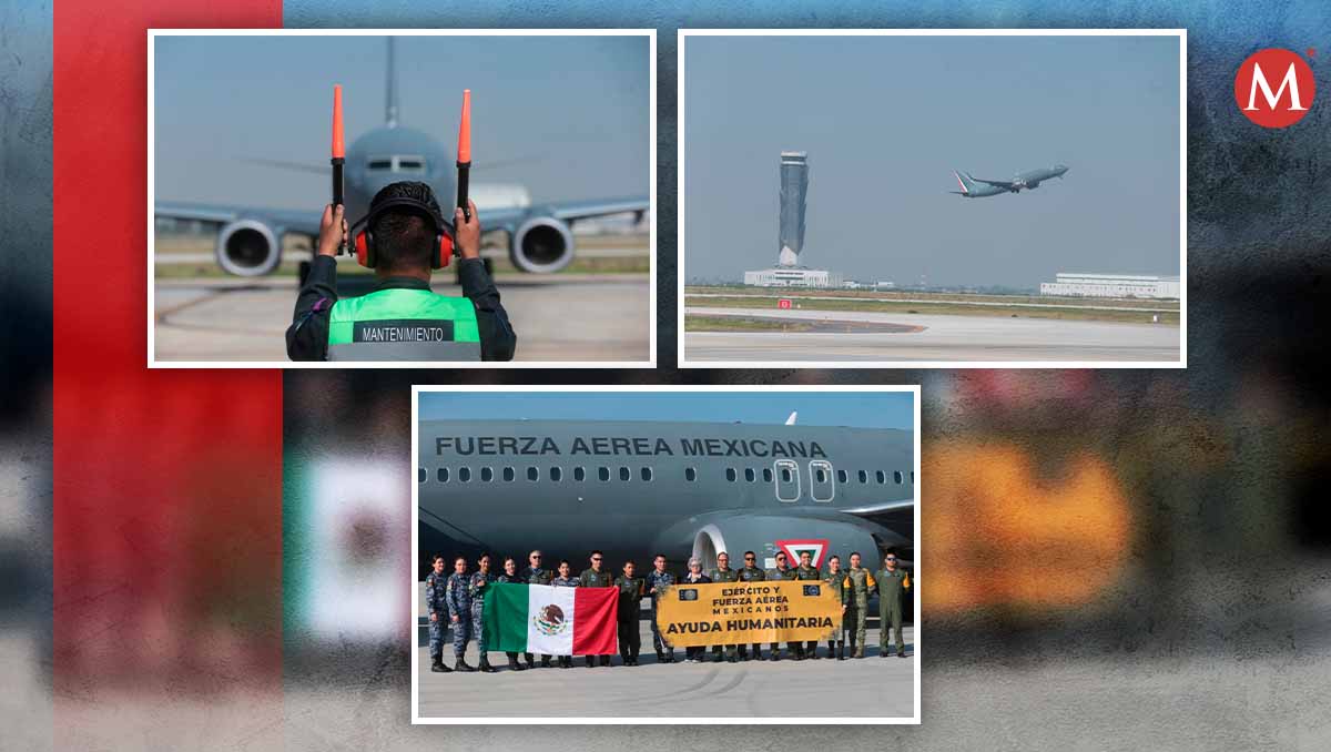 Aviones de Sedena salen rumbo a Israel para continuar rescate de mexicanos | Fotos: Jesús Quintanar