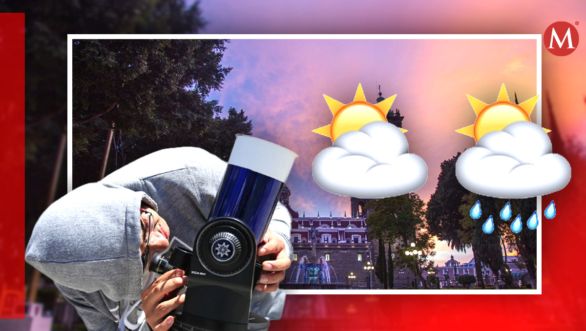 ¿Qué clima hará en Puebla el día del Eclipse Solar 2023? | Diseño Milenio/ Andrés Lobato