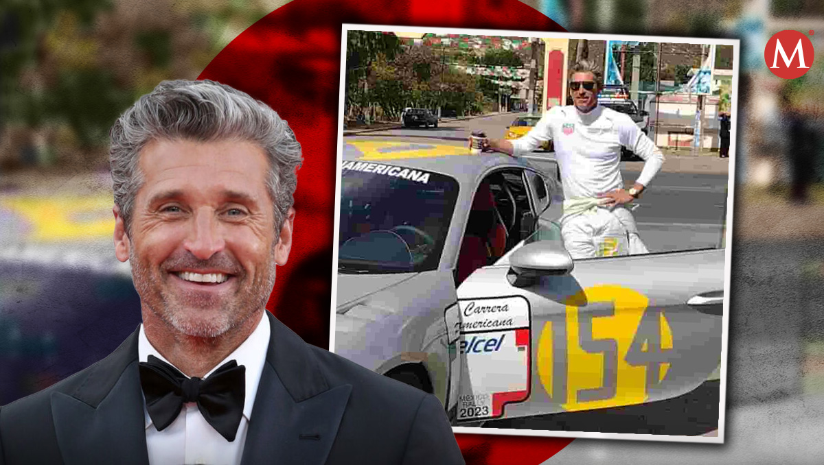 Patrick Dempsey llega a Tehuacán, Puebla para la Carrera Panamericana | Diseño Milenio