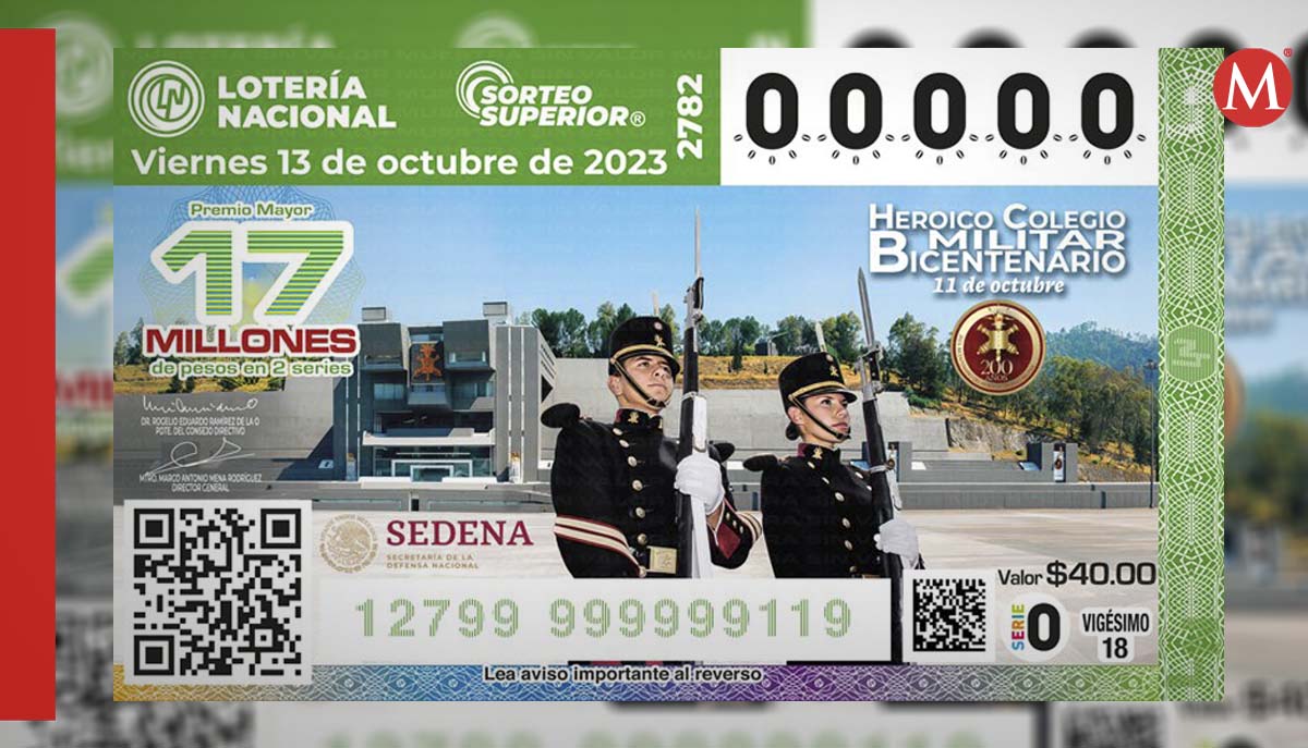 Sorteo No 2782 de la Lotería Nacional | MILENIO