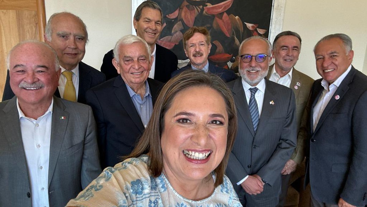 Xóchitl Gálvez y ex gobernadores del PAN. (X)