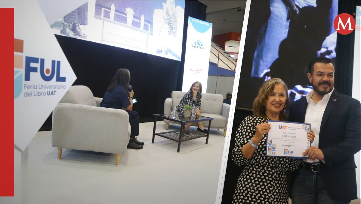 Brinda plática Maria Rojo en la Ful UAT 2023 en Tampico