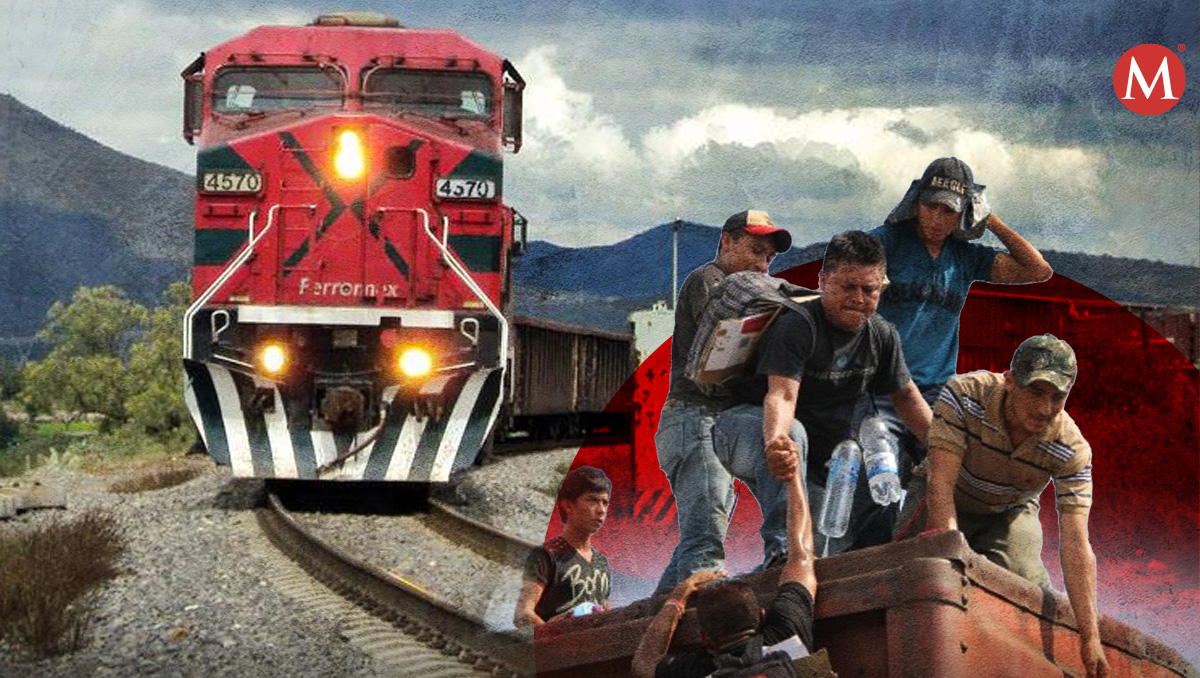 Migrantes arriesgan su integridad física al cruzar hacia Estados Unidos. (Diseño: Margarita Salmorán)