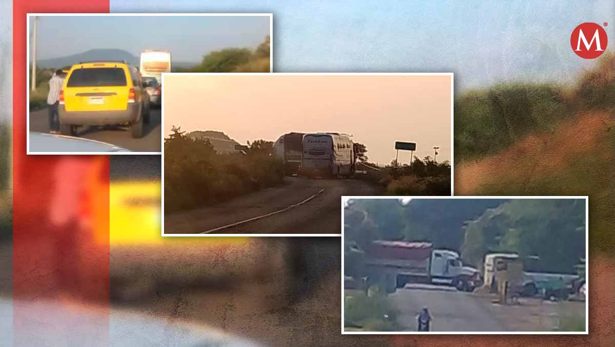 Bloquean la carretera Apatzingán-Aguililla en Michoacán | Especial