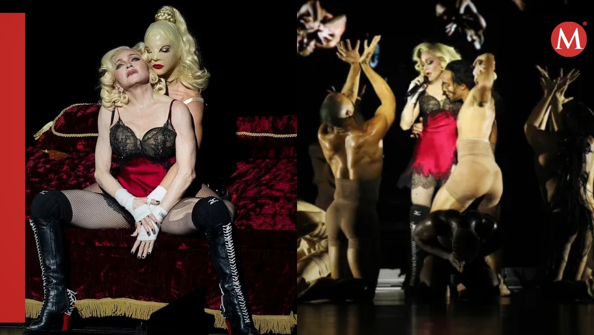 Madonna causa polémica con baile topless en concierto