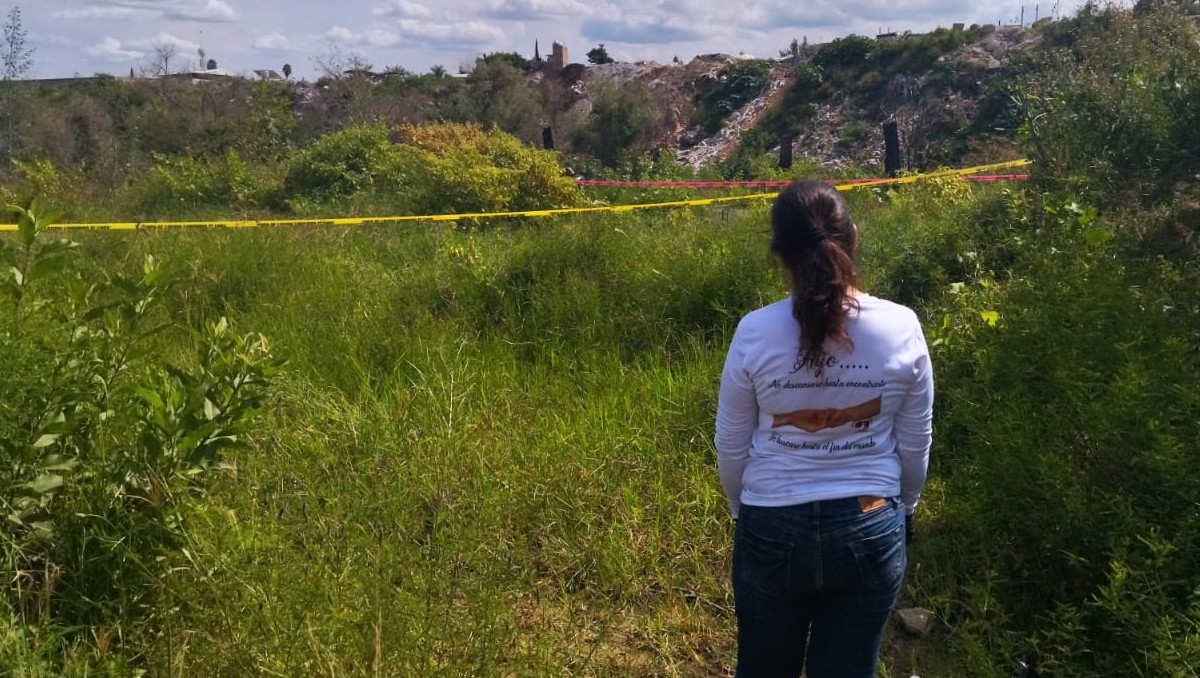 Madres Buscadoras dieron con un horno clandestino con restos humanos en Tlaquepaque (Diana Barajas)
