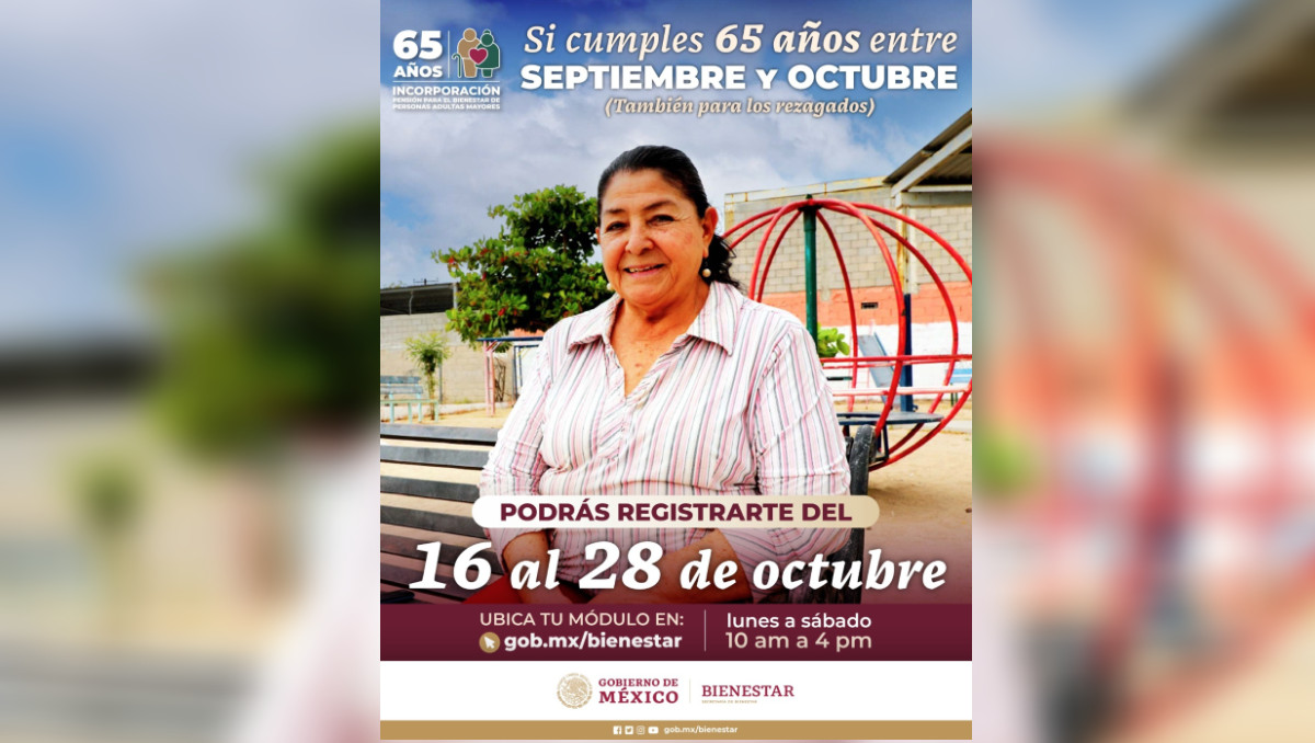 El registro será para las personas que cumplen 65 años entre los meses de septiembre y octubre de 2023. | Especial
