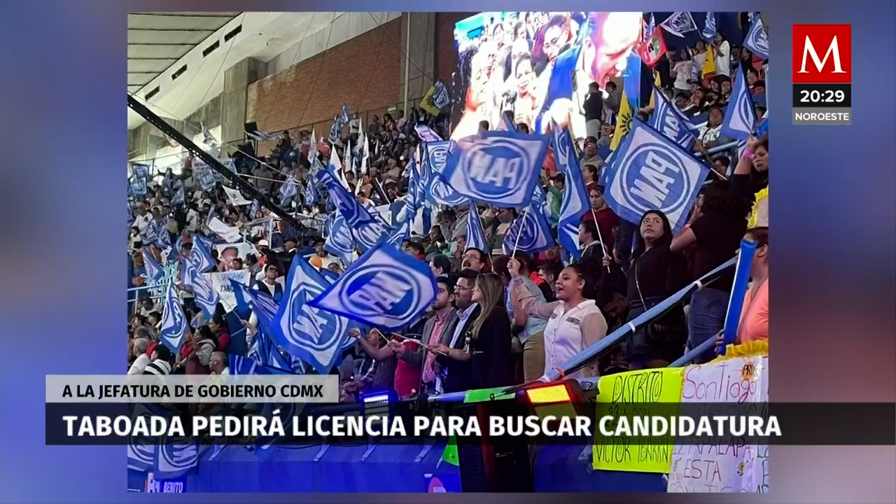 Santiago Taboada anuncia su licencia para competir por la jefatura de gobierno de la CdMx