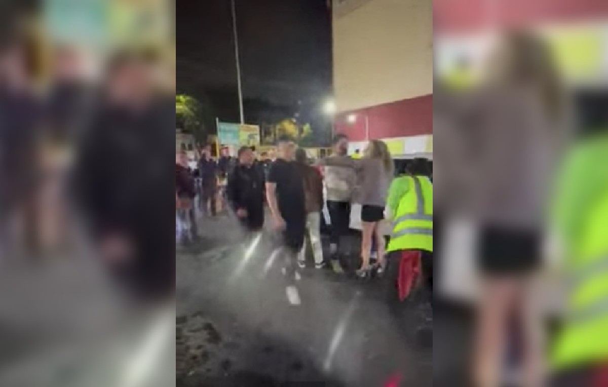 Video de la riña en el Borrego Viudo de la alcaldía Miguel Hidalgo (Facebook)