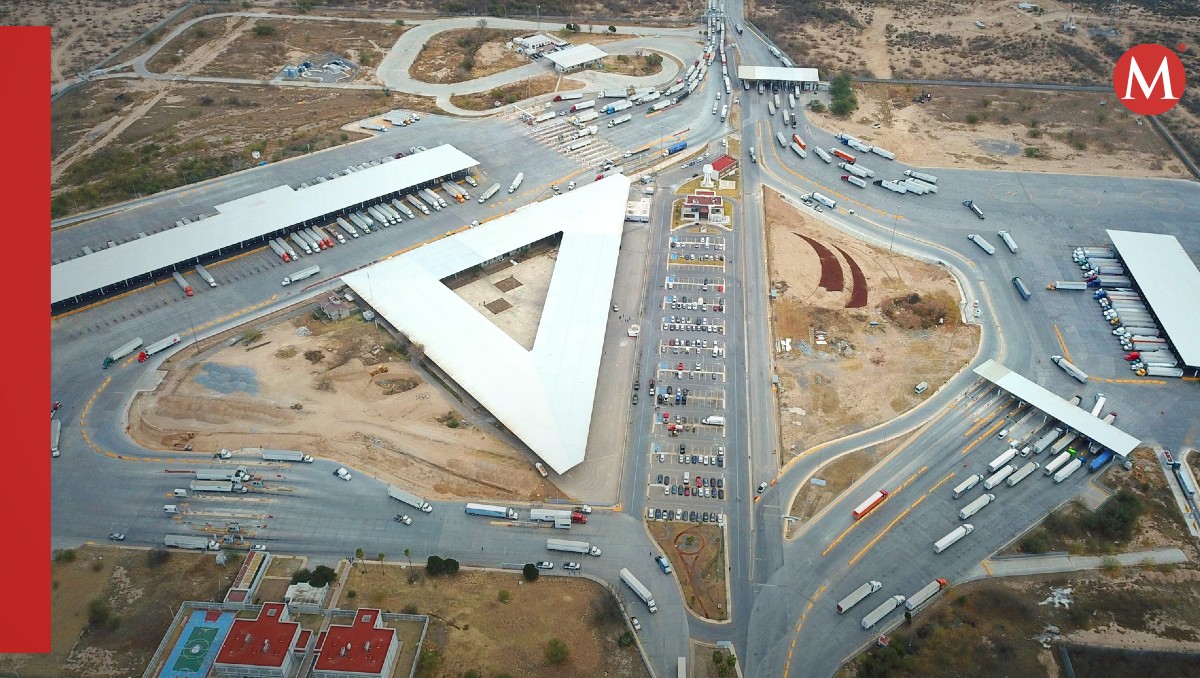 Aduana de Nuevo Laredo, en Tamaulipas.