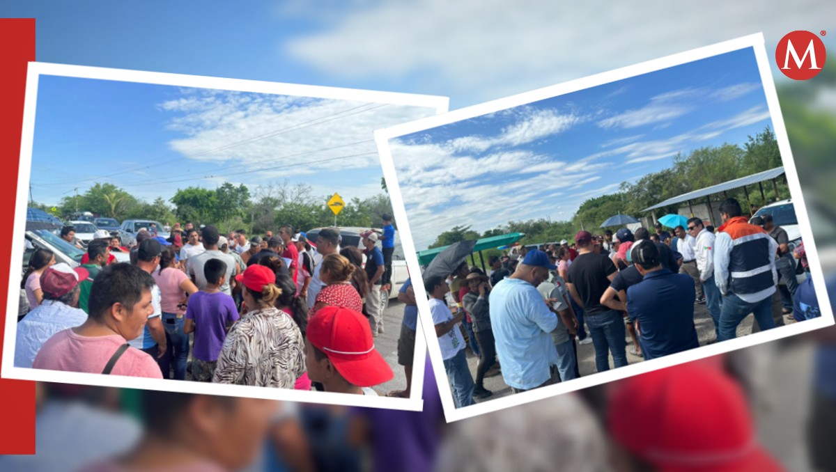 Bloquean carretera Tampico-Valles ante contaminación de laguna