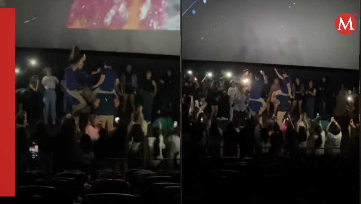 Empleados de Cinepolis bailan en Taylor Swift