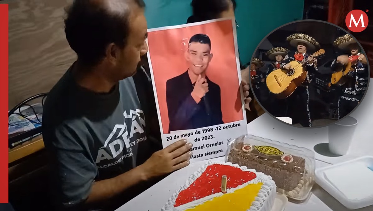 Mientras el mariachi tocaba, los familiares del joven no pudieron contener las lagrimas | Especial