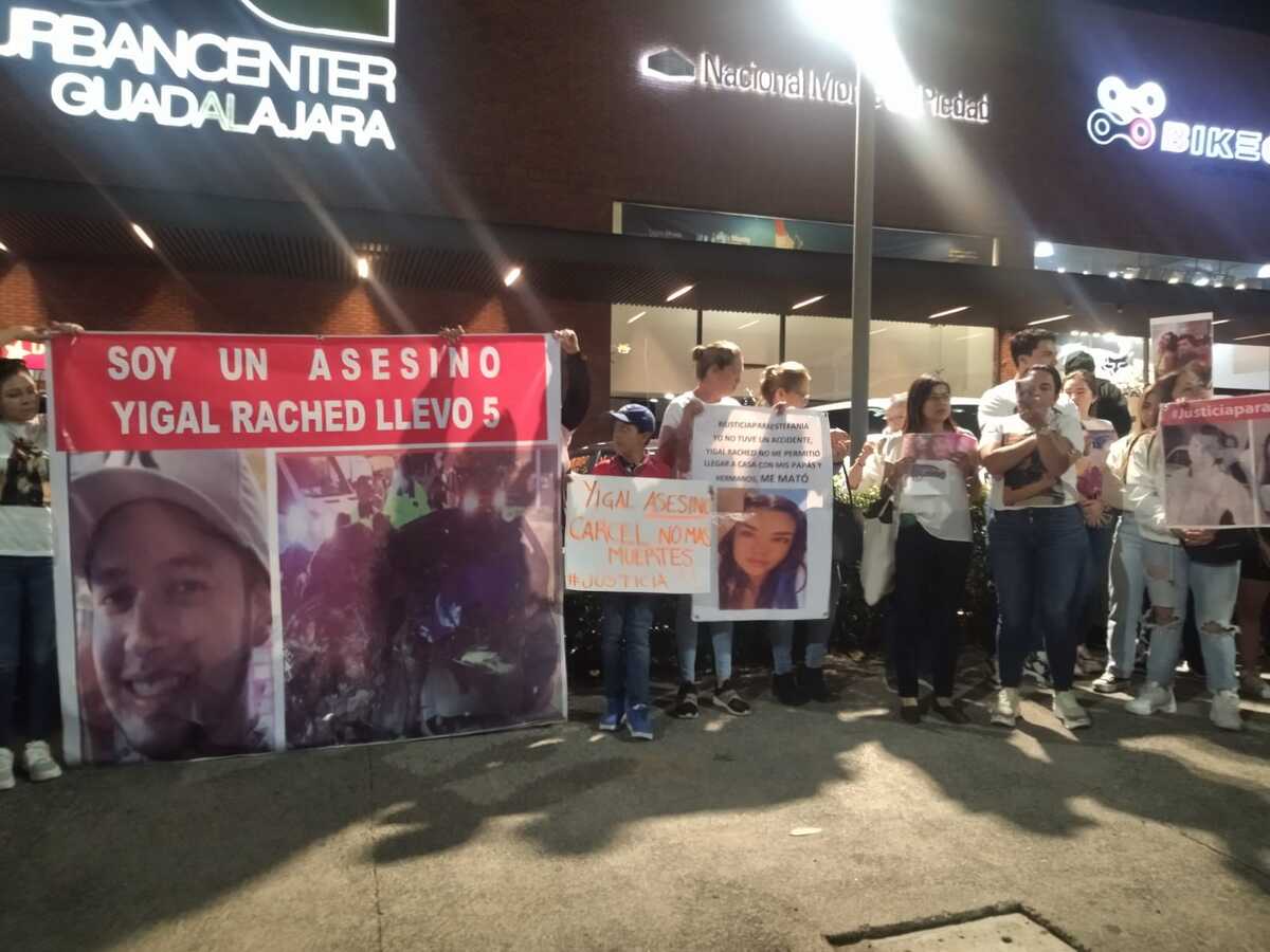 A dos años del accidente, se reúnen para exigir justicia contra Yigal en Tlajomulco (Dalia Rojas)