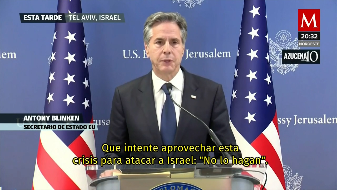Antony Blinken anuncia la próxima visita del Presidente Biden a Israel