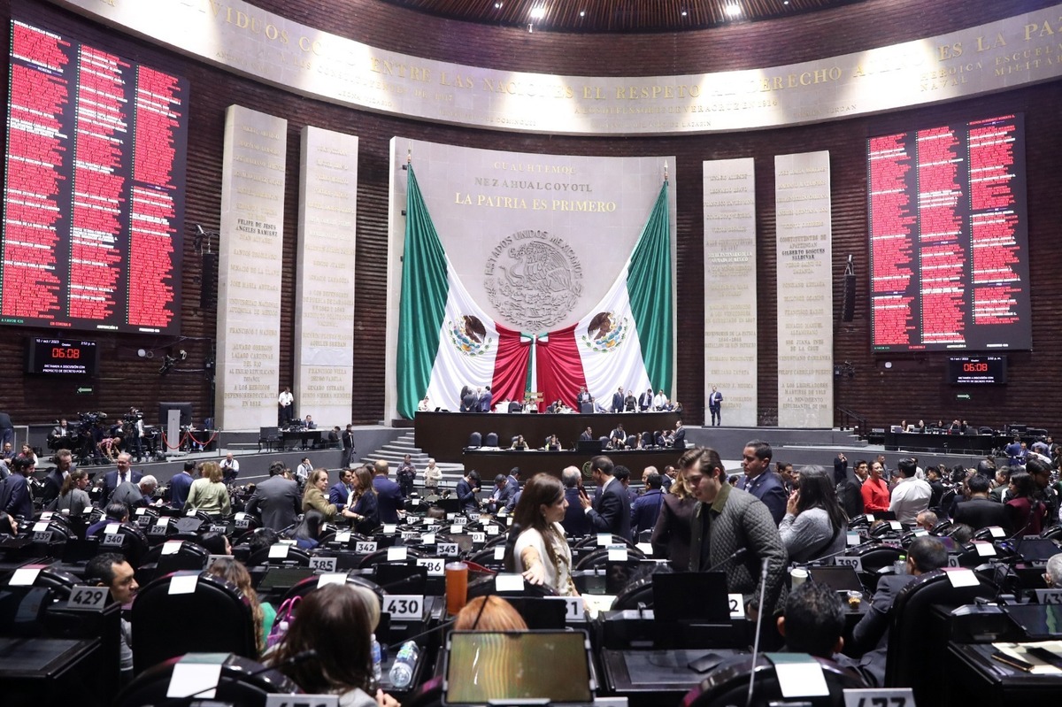 Cámara de Diputados en discusión sobre fideicomisos. (Especial)