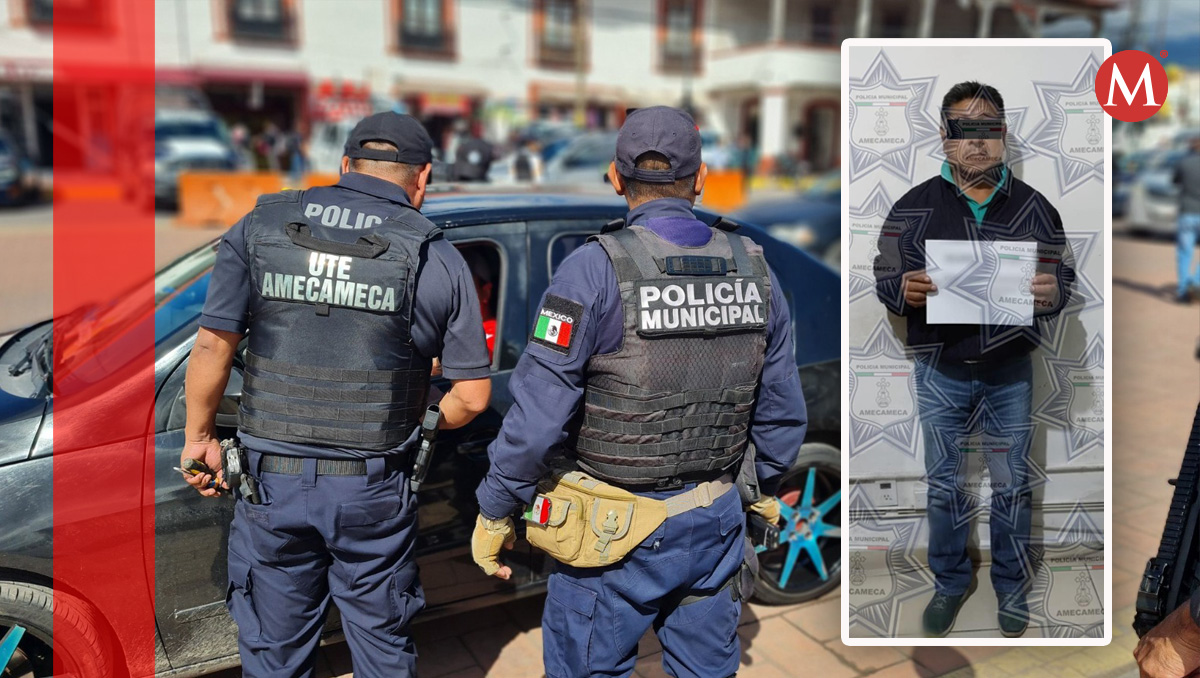 El detenido fue atrapado en flagrancia | (Diseño: Milenio)