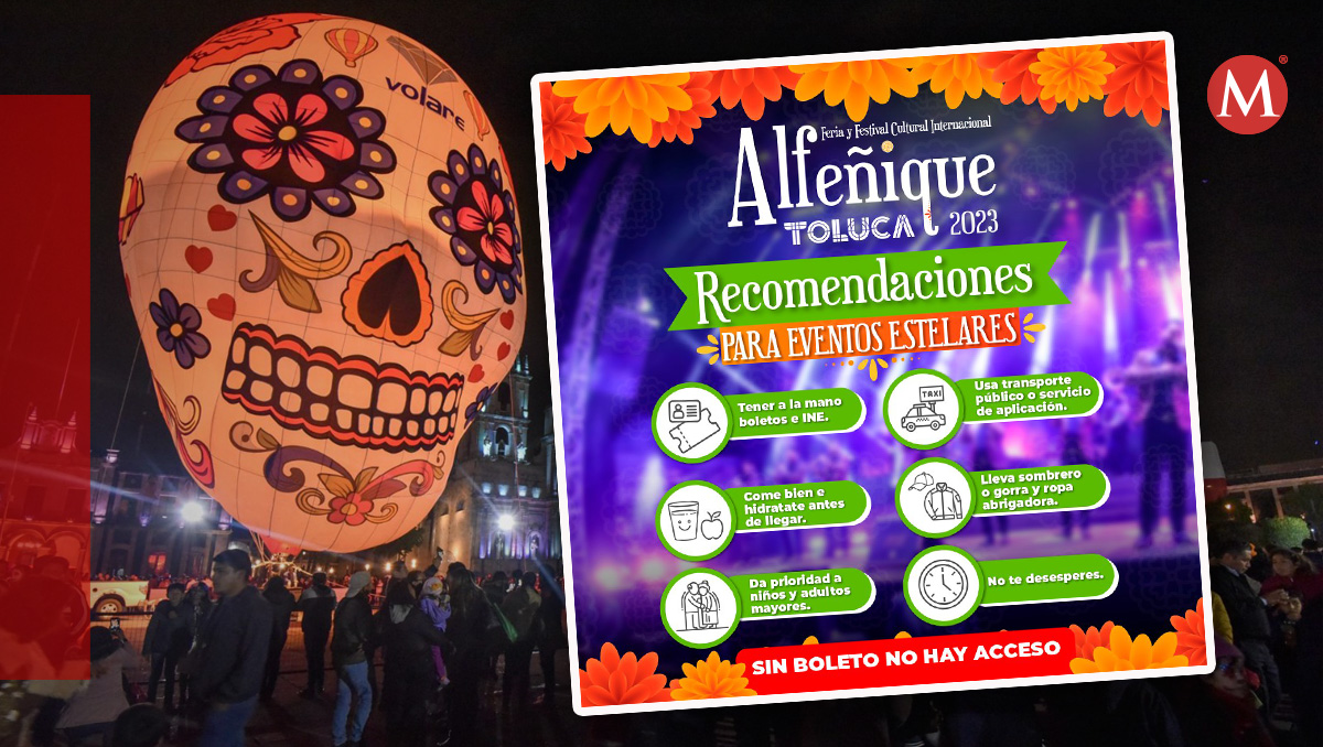 Estas son las recomendaciones para los conciertos de Alfeñique 2023 | (Diseño: Milenio)