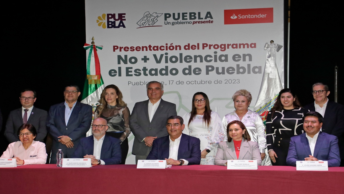 Gobierno, escuelas e IP firman programa No + violencia en Puebla | Agencia Enfoque