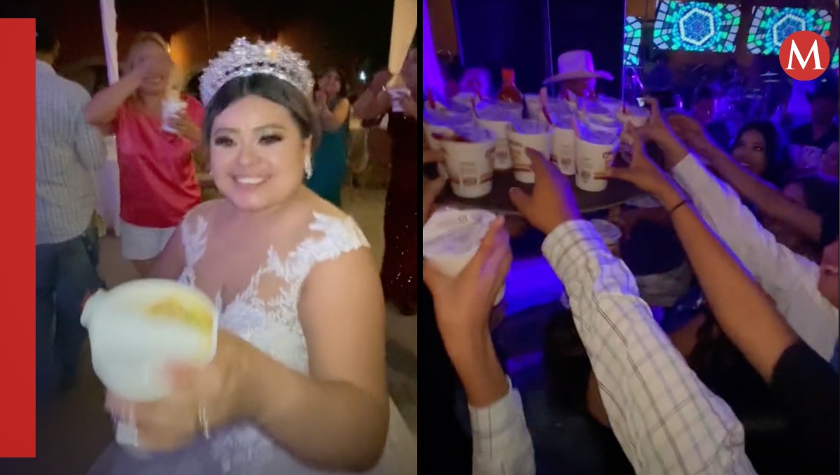 Novios ofrecen maruchan en su boda y los invitados se lo agradecen | ESPECIAL