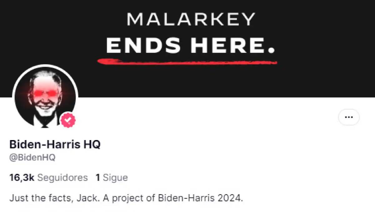 Perfil de la campaña de reelección de Joe Biden en Truth Social | Especial