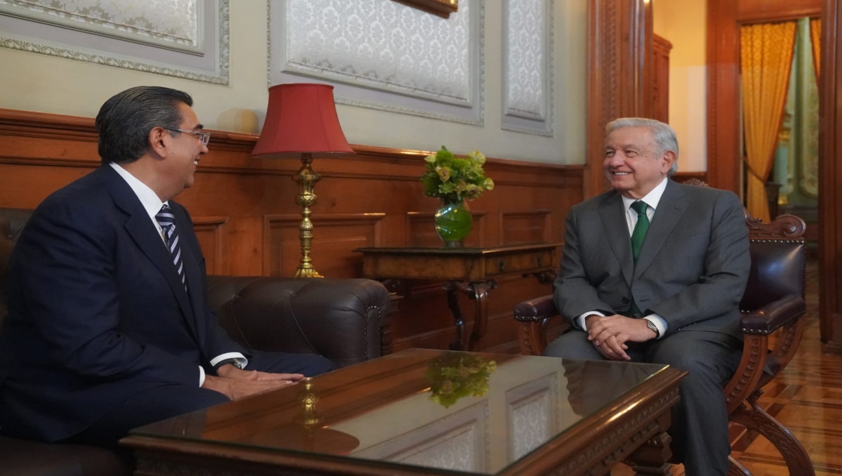 Seguridad y Línea 4, temas de AMLO con Céspedes en Palacio Nacional | Especial