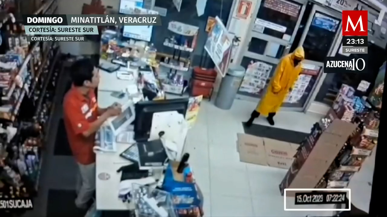 Búsqueda del asaltante en Veracruz que mató a un maestro durante su escape del OXXO