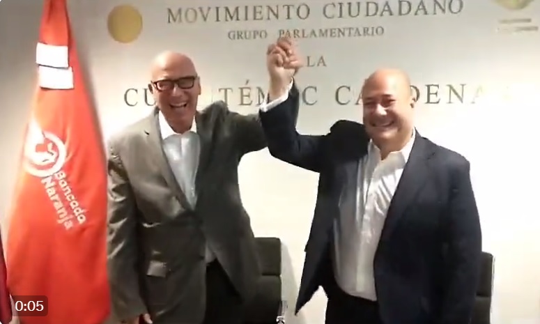 Enrique Alfaro y Dante Delgado se reunieron. (Cortesía)