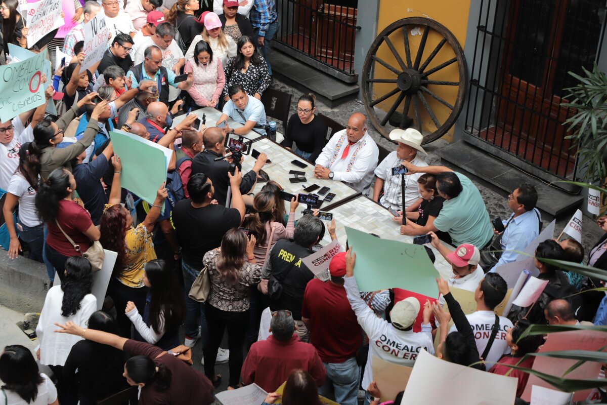 Eric Cisneros en rueda de prensa en Córdoba. (X)