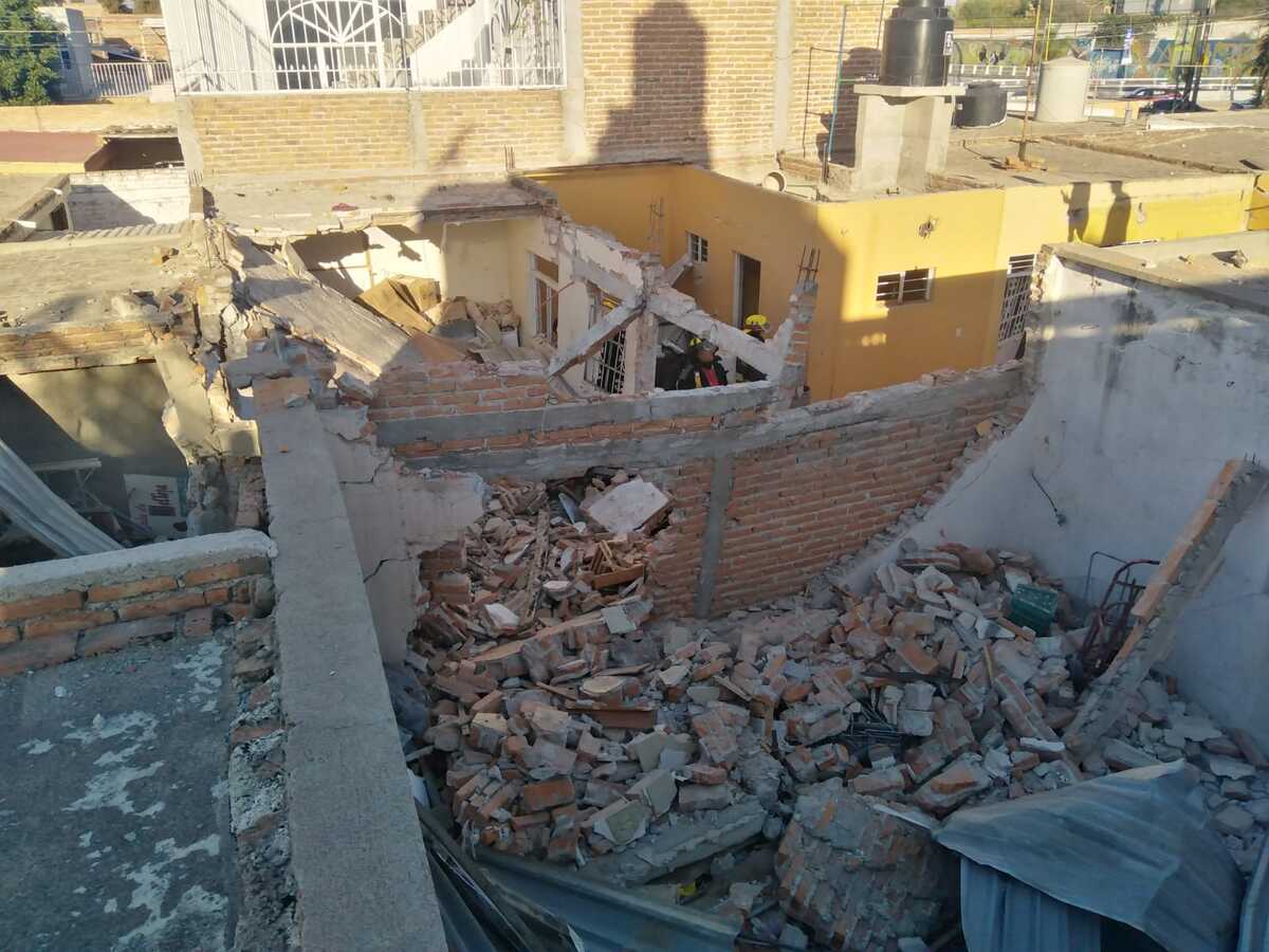Explosión por concentración de gas LP deja daños en viviendas de Aguascalientes. | Especial