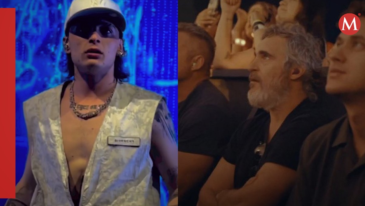 Joaquin Phoenix asistió a concierto de Peso Pluma | Especial