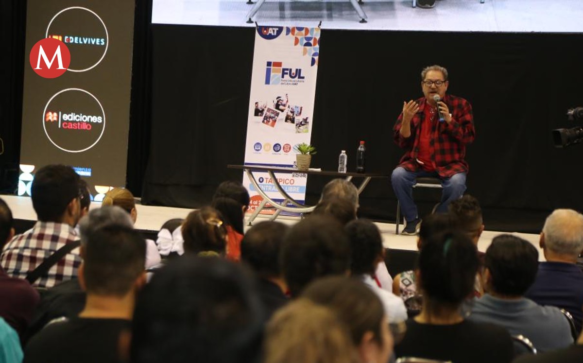 Paco Ignacio Taibo II en Feria Universitaria del Libro en Tampico