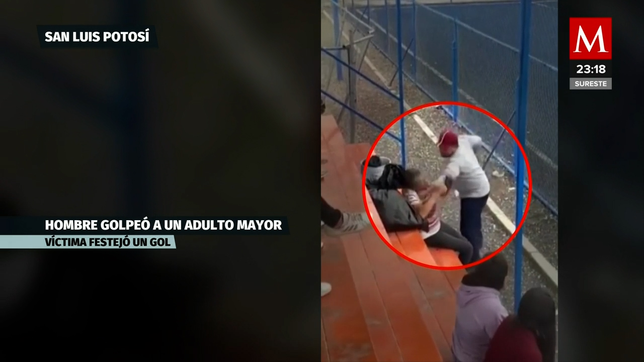 Autoridades en San Luis Potosí buscan al agresor de un adulto mayor durante un partido de fútbol