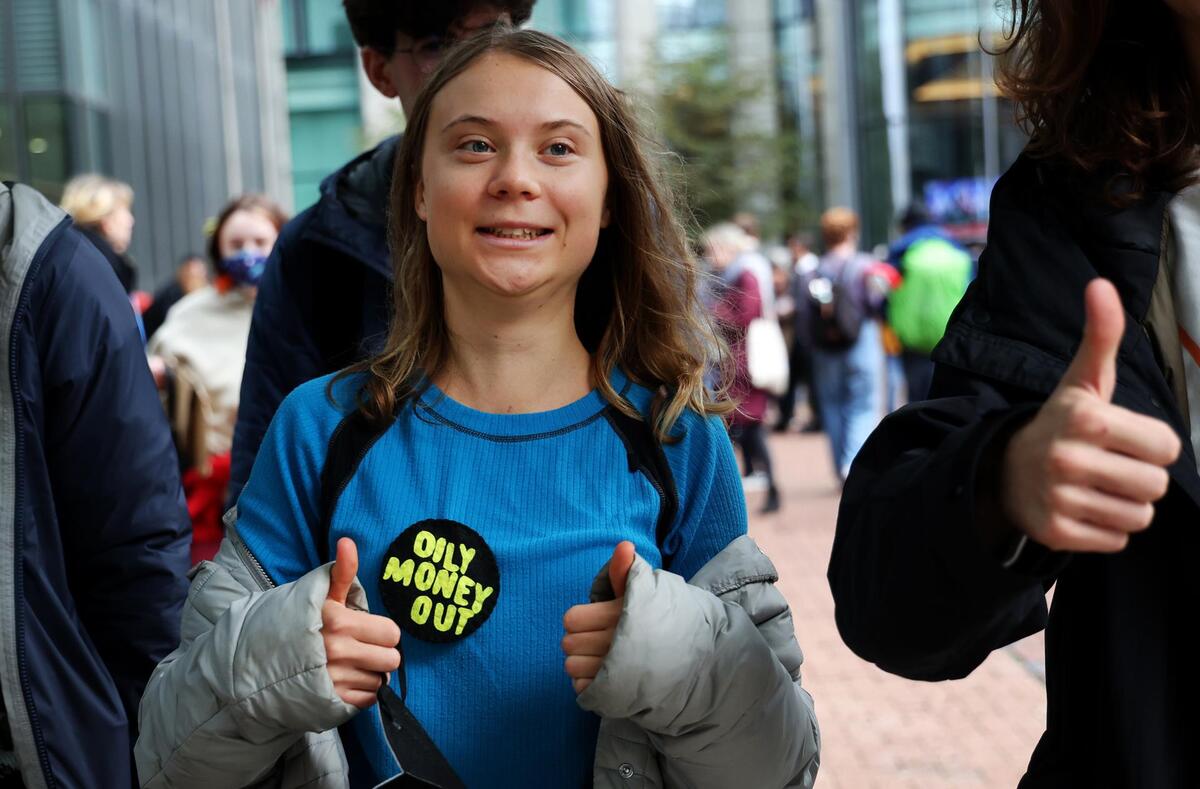 Greta Thunberg regresa a nueva protesta después de haber sido detenida. | Foto: EFE.